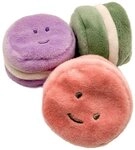 Aum&uuml;ller Tierkuscheltier Aum&uuml;ller Katzenspielzeug Macarons 5 x 4 cm 3er,...