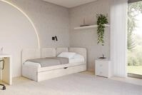 ALTDECOR Jugendbett ALVY (Jugendbett mit Bettkasten und Lattenrost, Polsterbett ohne