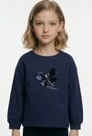 Sweatshirt BLUE SEVEN, M&auml;dchen, Gr. 98, blau (ultramarin), Sweatware, Obermaterial:
