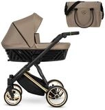 KUNERT Kombi-Kinderwagen Ivento Premium 2in1 Kinderwagen mit Goldrahmen,...