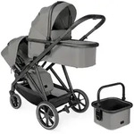 Hauck Kombi-Kinderwagen Grow N Care Set - Dark Grey, Geschwisterwagen...