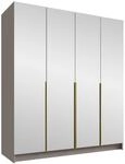 MIRJAN24 Kleiderschrank Santi III (mit vier Dreht&uuml;ren) Kleiderstange,...