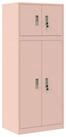 vidaXL Aktenschrank 60 x 40 x 145 cm Aktenschrank B&uuml;roschrank Stahlschrank