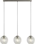 Searchlight Pendelleuchte Balls 3Lt Pendelleuchte - Chrommetall & Glas, ohne