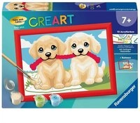 Ravensburger Verlag GmbH Malen nach Zahlen Spielende Hunde