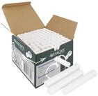 WESTCOTT Malkreide Kreide 100 St&uuml;ck Weiss, Vorteilspack Tafelkreide 1,2cm ⌀,