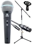 Pronomic Mikrofon Superstar JACK dynamisches Gesangs Mikrofonset (Komplettset),