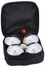 relaxdays Spielzeug-Gartenset 4 Boule Kugeln im Set, (7-tlg)