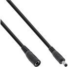 Inline InLine&reg; Verl&auml;ngerungskabel DC Stecker 4,0x1,7mm, schwarz, 0,5m...