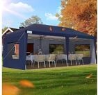 LuxusKollektion Faltpavillon Faltpavillon 3x6m wasserdicht mit Seitenw&auml;nden...
