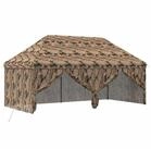 vidaXL Pavillon 3 x 6 m Pop-up Pavillon mit 4 Seitenw&auml;nden 3x6 m Wald-Tarnfarbe
