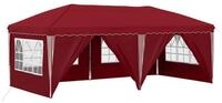 vidaXL Pavillon 575 x 288 x 245 cm Pop-up Partyzelt 575x288x245 cm Bordeauxrot
