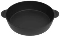 ROBARI Bratpfanne ROBARI Schmorpfanne Servierpfanne aus Gusseisen 26 cm