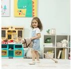 AIYAPLAY Steckenpferd f&uuml;r Kinder ab 2 Jahren, (Pferdekopf-Stab, 1-tlg.,