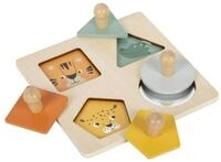 Small Foot Puzzle small foot 12769 - Montessori Setzpuzzle Formen und Motive,