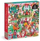 GALISON Puzzle Merry Catmas! 500 Piece Family Puzzle, Puzzleteile