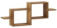vidaXL Wandregal 95 x 17 x 37 cm Wandregal Altholz 95x17x37 cm Spanplatte