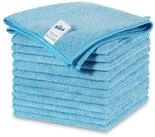 LuxusKollektion Mikrofaser Reinigungst&uuml;cher 32x32cm 12er Set Himmelblau