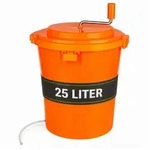 MUVELL Salatschleuder 25 Liter - &Oslash; 44 cm Gastro Salatspinner f&uuml;r Imbiss &...
