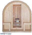 Sanotechnik Sauna Au&szlig;ensauna ISLAND, BxTxH: 189 x 200 x 220 cm, 38 mm, 2 oder 4