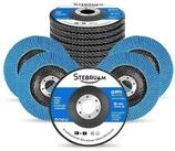LuxusKollektion Schleifscheibe F&auml;cherscheiben 115mm K80 12 Stk Blau115 MM 12 PCS