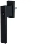 MS Beschl&auml;ge Fenstergriff Aluminium Design Fensterolive Schwarz 45&deg;Rasterung,
