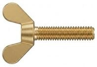 Contorion Bohrschraube DIN 316 Fl&uuml;gelschraube deutsche Form M4x25 Temperguss