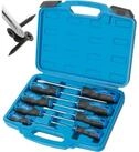 LuxusKollektion Schraubendreher Schraubendreher-Set magnetisch 8tlg Koffer...
