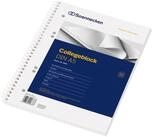 Soennecken Notenblock Collegeblock 2364 DIN A5 gelocht liniert 80 Blatt wei&szlig;