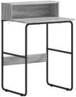 vidaXL Schreibtisch Schreibtisch mit Stauraum Sonoma-Grau 60 x 50 x 91 cm (1-St)