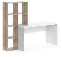 Vicco Schreibtisch Mara, Wei&szlig;/Sonoma, 59 x 166.8 cm (1-St)