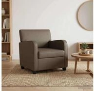 vidaXL Sessel vidaXL Sessel Grau Kunstleder