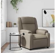 vidaXL Sessel vidaXL Relaxsessel Cappuccino-Braun Kunstleder