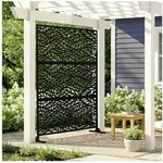 casa.pro Paravent, outdoor &raquo;And&laquo; verzinkter Stahl Schwarz 180 x 120 cm...