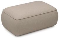 Selsey Polsterhocker, Polsterhocker Pflegeleichter Chenille-Bezug