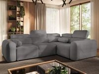MIRJAN24 Ecksofa Volare II, mit Bettkasten und Schlaffunktion, Gasdruckfedern,