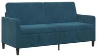 vidaXL Sofa 172 x 78 x 87 cm Sofa mit Stauraum Blau 172x78x87 cm Polyester, 1 Teile