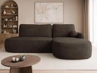 MIRJAN24 Ecksofa Loridu O, mit Bettkasten und Schlaffunktion, L-Form mit freier