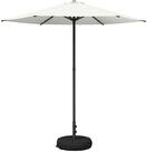 vidaXL Sonnenschirm Garten-Schirm mit Fu&szlig; 230 x 230 cm Polyester Rechtwinklig...