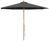 vidaXL Sonnenschirm Gartensonnenschirm &Oslash; 300 x 248 cm Massives Eukalyptus Holz
