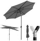 Sekey Sonnenschirm 3m Marktschirm mit Kurbel, Gartenschirm, 8 Streben,...