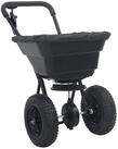 vidaXL Streuwagen 53 x 81,5 x 78 cm D&uuml;ngewagen Streuwagen Streuer Schwarz
