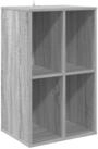 vidaXL Schranksystem Schallplattenschrank Sonoma-Grau 44,5 x 36,5 x 74,5 cm...