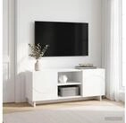 vidaXL TV-Board vidaXL TV-St&auml;nder 90 x 34,5 x 40 cm Wei&szlig; Holzwerkstoff