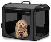 LuxusKollektion Hunde-Transportbox Hundebox faltbar stabil Auto atmungsaktiv