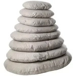 Flamingo Tierkissen Hundekissen Baleno oval taupe 76 cm x 100 cm