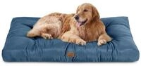 LuxusKollektion Hundebett Hundekissen XXL Hundematratze dunkelblau L 111 x B 89...
