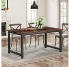 LuxusKollektion Esstisch Esstisch rechteckig Metallbeine 160x80cm 4-6 Personen