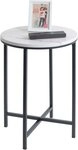 HAKU Beistelltisch Sofatisch, Wohnzimmertisch (1-St), rund - aus Metall...
