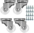 SO-TECH&reg; M&ouml;belrolle Lenkrollen SWIFT inkl. Schrauben, belastbar bis 35 kg /...